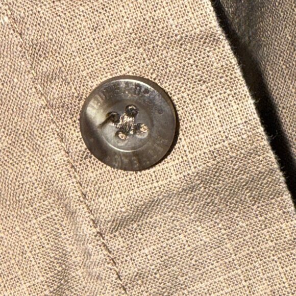 RedHead Mens Button-Down Utility Shirt Long Sleeve Khaki Cotton Size Large - Picture 5 of 5